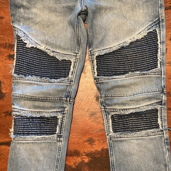 Pacsun Stacked Skinny Moto Jeans Size 31x32 - Picture 4 of 4